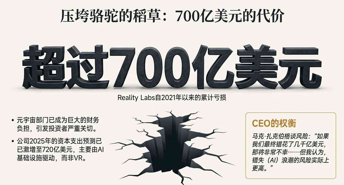 改名有多狠，打脸就有多疼！烧光700亿后，扎克伯格戳破元宇宙泡沫，网友：早该认怂了