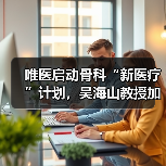 唯医启动骨科“新医疗”计划,吴海山教授加盟任首席体验官 唯医启动骨科“新医疗”计划,吴海山教授加盟任首席体验官