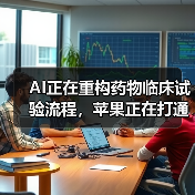 AI正在重构药物临床试验流程，苹果正在打通数据重构临床试验
