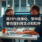 将10%标准化，掌中医要合理利用支点和杠杆（图4）