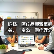 脉畅：医疗品质双重把关，“宝岛”医疗理念落地大陆（图4）