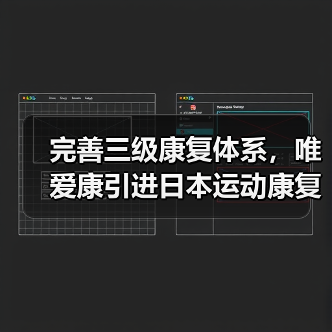 完善三级康复体系，唯爱康引进日本运动康复技术，将运动康复落地社区（图4）
