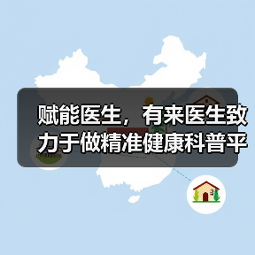 赋能医生，有来医生致力于做精准健康科普平台（图1）