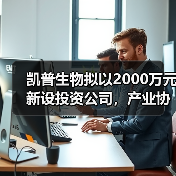 凯普生物拟以2000万元新设投资公司，产业协同深挖“大湾区”红利（图4）