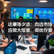 达康陈少波：血透市场应做大增量，做优存量（图1）