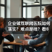 企业做互联网医院如何落实？难点是啥？看8位互联网医院负责人怎么说（图1）