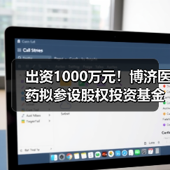 出资1000万元！博济医药拟参设股权投资基金（图4）