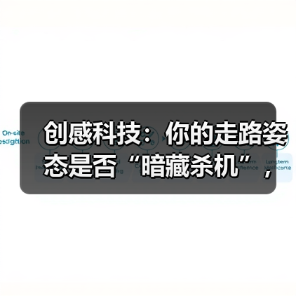 创感科技:你的走路姿态是否“暗藏杀机”,用这个AI产品一测便知(图2) 创感科技:你的走路姿态是否“暗藏杀机”,用这个AI产品一测便知(图2)