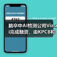 脑卒中AI检测公司Viz.ai完成融资，由KPCB和谷歌旗下基金共同投资（图4）