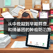 从中晚期到早期筛查,和瑞基因的肿瘤防治路线图(图2) 从中晚期到早期筛查,和瑞基因的肿瘤防治路线图(图2)