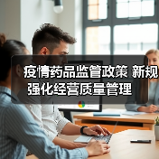 疫情药品监管政策 新规强化经营质量管理（图1）