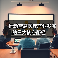 推动智慧医疗产业发展的三大核心路径（图4）