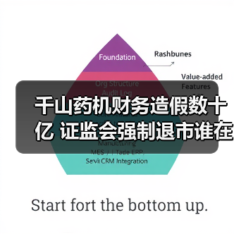 千山药机财务造假数十亿 证监会强制退市谁在操控?(图4) 千山药机财务造假数十亿 证监会强制退市谁在操控?(图4)