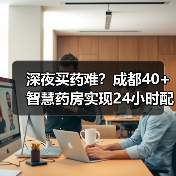 深夜买药难？成都40+智慧药房实现24小时配送（图3）