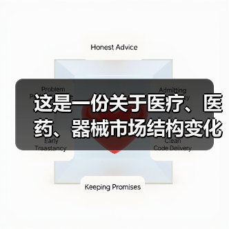 这是一份关于医疗、医药、器械市场结构变化与产业投资机会的报告（图2）