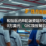 和铂医药B轮融资超8500万美元,GIC领投背后有何战略布局?(图1) 和铂医药B轮融资超8500万美元,GIC领投背后有何战略布局?(图1)
