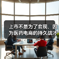 上市不是为了套现，因为医药电商的持久战才刚开始（图1）