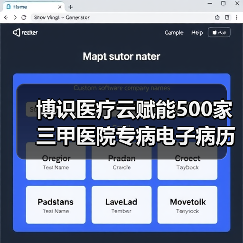 博识医疗云赋能500家三甲医院专病电子病历与科研平台(图4) 博识医疗云赋能500家三甲医院专病电子病历与科研平台(图4)