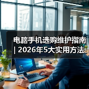 电脑手机选购维护指南 | 2026年5大实用方法避坑（图4）