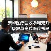 康华医疗营收净利双升,康复与高端医疗布局加速(图1) 康华医疗营收净利双升,康复与高端医疗布局加速(图1)