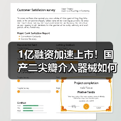 1亿融资加速上市！国产二尖瓣介入器械如何突破？（图2）