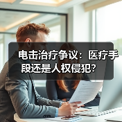电击治疗争议:医疗手段还是人权侵犯?(图2) 电击治疗争议:医疗手段还是人权侵犯?(图2)