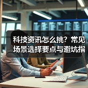 科技资讯怎么挑?常见场景选择要点与避坑指南(图4) 科技资讯怎么挑?常见场景选择要点与避坑指南(图4)