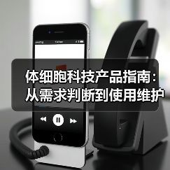 体细胞科技产品指南:从需求判断到使用维护的5步详解(图1) 体细胞科技产品指南:从需求判断到使用维护的5步详解(图1)